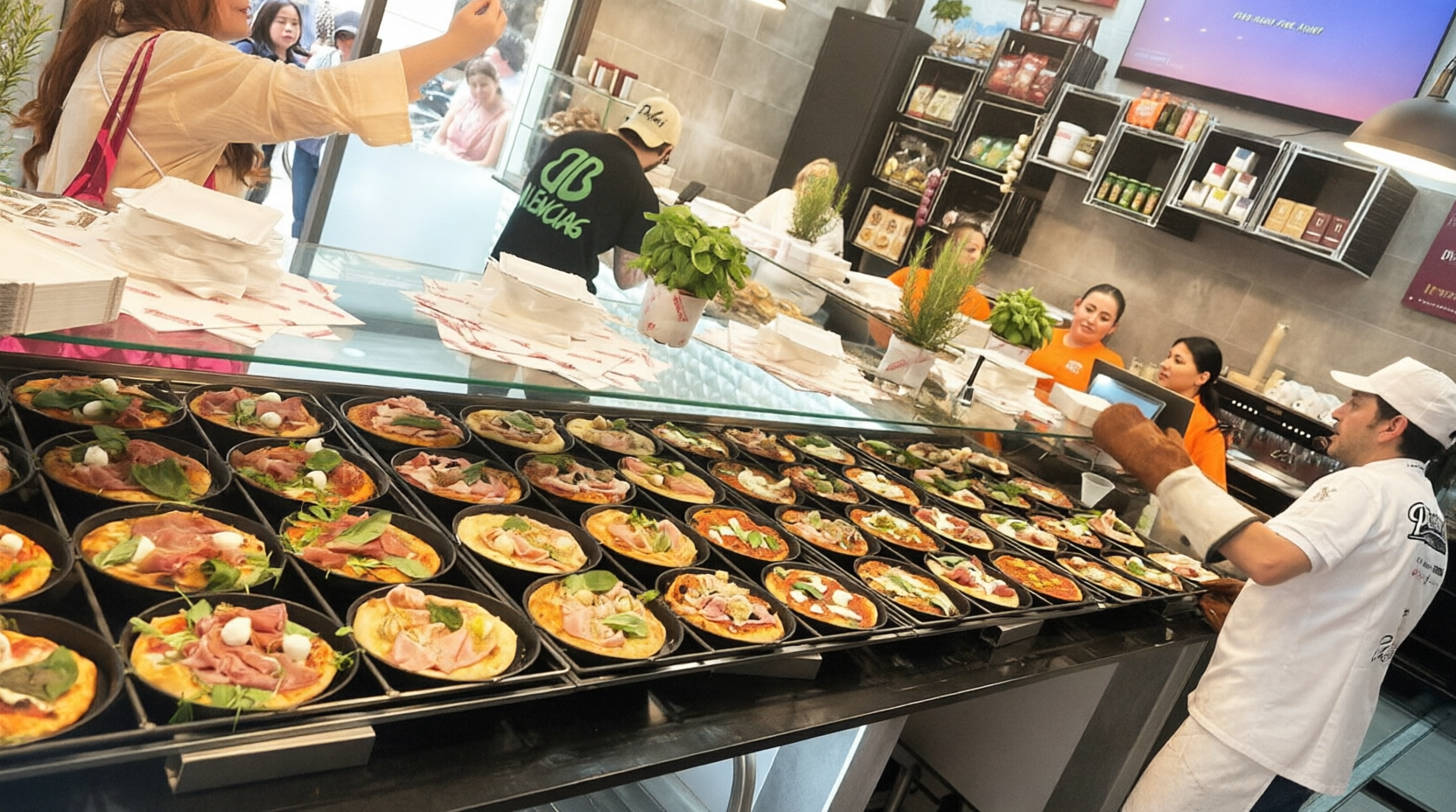 Mostrador Pizzerie100